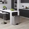 Image de Poubelle Duo À Pédale Deco 26l+26l Argenté Curver