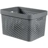 Image de CURVER Bac Infinity 17L Dots - Plastique recyclé - Gris