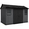 Image de Abri de jardin NEWTON PLUS 1175 - 7.2m² - Gris
