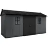 Image de Abri De Jardin Newton Plus 1575 - 10 M² - Gris Aspect Bois - Keter