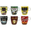Image de Lot De 6 Tasses Assorties En Porcelaine 20cl - Novastyl