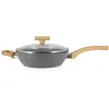 Image de Sauteuse Avec Couvercle En Aluminium 24cm - Tous Feux Cannelle - Menastyl