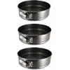 Image de Moule à charnière set de 3 pièces anthracite 22/24/26 cm THE KITCHENETTE