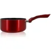Image de Casserole - MENASTYL - 18 cm - Aluminium - Cerise - Compatible induction