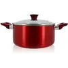 Image de Faitout Antiadhésif En Aluminium 24cm - Tous Feux Cerise - Menastyl