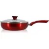 Image de Sauteuse Antiadhésive En Aluminium 24cm - Tous Feux Cerise - Menastyl