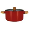 Image de Ector Faitout 24cm Paprika Manche Bois Ogoliving - 7930286