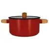 Image de Ector faitout 24cm paprika manche bois ogoliving - 7930286 1215861