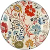 Image de Novastyl - Jaipur - Lot De 6 Assiettes Plates - Ø27 Cm - Gres - Décors Floral