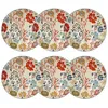 Image de Lot 6 assiettes calottes jaipur 19cm en grÈs