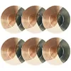 Image de Lot De 6 Assiettes Creuses En Grès 20cm Gaia - Novastyl