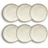 Image de Lot De 6 Assiettes Coupes En Grès Gris 20cm Boral - Ogo Living