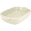 Image de Plat À Four En Grès Beige 27x16,5cm Octave - Menastyl