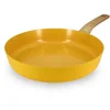 Image de Poêle 28cm Avec Revêtement Céramique Jaune - Tous Feux Colorama - Menastyl