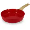 Image de Poêle 20cm Avec Revêtement Céramique Rouge - Tous Feux Colorama - Menastyl