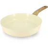 Image de Poêle 24cm Avec Revêtement Céramique Crème - Tous Feux Colorama - Menastyl