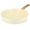 Image de PoÊle 28cm colorama crÈme - en aluminium - revÊtement antiadhÉsif en cÉramique