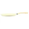 Image de Crêpière - MENASTYL - Colorama - Ø26 cm - Poignée en bakélite - Crème