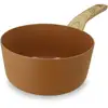 Image de Casserole 18cm Avec Revêtement Céramique Noisette - Tous Feux Colorama - Menastyl