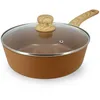 Image de Sauteuse 24cm Avec Revêtement Céramique Noisette - Tous Feux Colorama - Menastyl