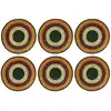 Image de Lot De 6 Sets De Table Terracotta En Jonc De Mer 38cm Luna - Novastyl