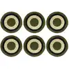 Image de Lot De 6 Sets De Table Vert En Jonc De Mer 38cm Luna - Novastyl
