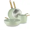 Image de Batterie De Cuisine 5 Pièces En Aluminium Recyclé Céladon - Tous Feux Celadon - Menastyl