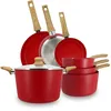 Image de Batterie De Cuisine 7 Pièces En Céramique Mangenta - Tous Feux Magenta - Menastyl