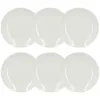 Image de Lot De 6 Assiettes À Dessert En Porcelaine Blanche 21cm Metropolitan - Novastyl