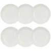 Image de Lot De 6 Assiettes Creuses En Porcelaine Blanche 21cm Metropolitan - Novastyl