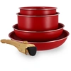 Image de Batterie de cuisine 5 Pièces Aluminium Revêtement Anti-adhésif Tous Feux Dont Induction MENASTYL