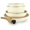 Image de Set de 5 piÈces cuisson en aluminium recyclÉ creme