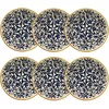 Image de Lot De 6 Coupelles À Motif Bleu En Grès 16cm Heraclee - Novastyl