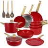 Image de Batterie De Cuisine 13 Pièces En Aluminium Recyclé Magenta - Tout Feux Colorama - Menastyl