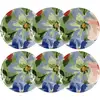 Image de Lot De 6 Assiettes Plates En Porcelaine Floral 26cm Floralux - Novastyl