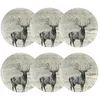 Image de Lot De 6 Assiettes Plates En Porcelaine 26cm Lachat - Novastyl