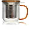Image de Tasse Infuseur En Verre Borosilicate 300ml Karl Ambre Ogo Living