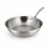 Image de Wok triply 24cm en acier inoxydable fabriquÉ en france