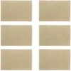 Image de Lot De 6 Sets De Table En Jute Et Contour Blanc 45x30cm - Novastyl