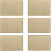 Image de Lot De 6 Sets De Table En Jute Et Contour Marron 45x30cm - Novastyl