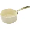 Image de Casserole En Aluminium Recyclé Beige 20cm En Forme De Fleur Dahlia - Menastyl