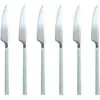 Image de Lot De 6 Couteaux Gris En Acier Inoxydable Colorama - Novastyl
