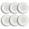 Image de Lot De 6 Assiettes Plates En Porcelaine Bleu Et Blanc 31cm Urus - Ogo Living