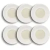 Image de Lot De 6 Assiettes Plates En Porcelaine Beige Et Blanc 31cm Urus - Ogo Living
