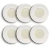 Image de Lot De 6 Assiettes Plates En Porcelaine Beige - Blanc 28,5cm Urus - Ogo Living