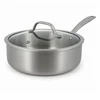 Image de Sauteuse Acier Inoxydable 24cm - Fait En France - Tous Feux Triply - Menastyl