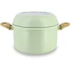 Image de Batterie De Cuisine Amovible 8 Pièces Céladon En Aluminium Recyclé Colorama - Menastyl