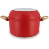 Image de Batterie De Cuisine Amovible 8 Pièces Magenta En Aluminium Recyclé Colorama - Menastyl