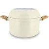 Image de Batterie De Cuisine Amovible 8 Pièces Crème En Aluminium Recyclé Colorama - Menastyl