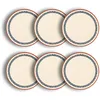 Image de Lot De 6 Assiettes Plates En Faïence Blanche 26cm Amatxi - Novastyl